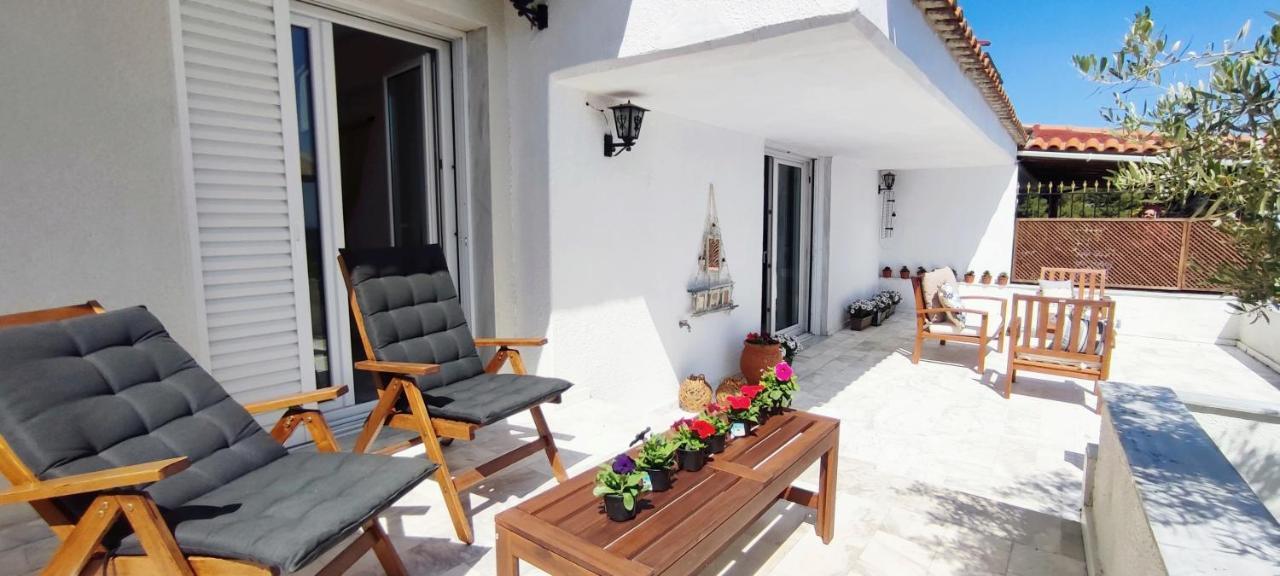 Villa Βianca In Sithonia 게라크니 외부 사진