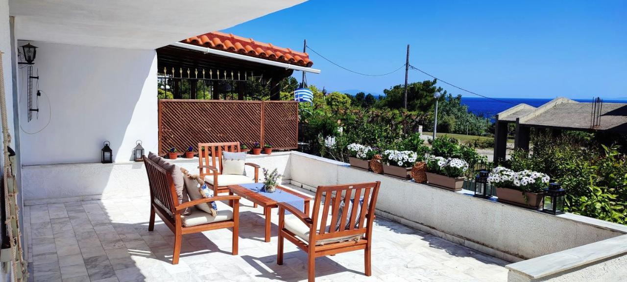 Villa Βianca In Sithonia 게라크니 외부 사진